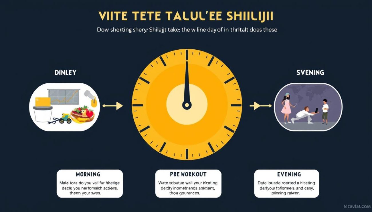 Best times to take Shilajit for natural testosterone increase