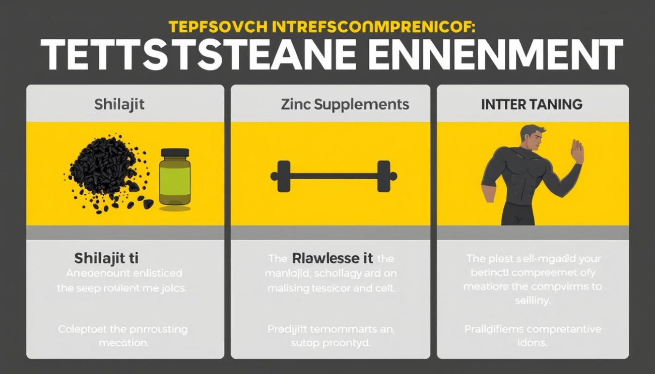 Comparison of natural ways to increase testosterone with Shilajit versus other methods