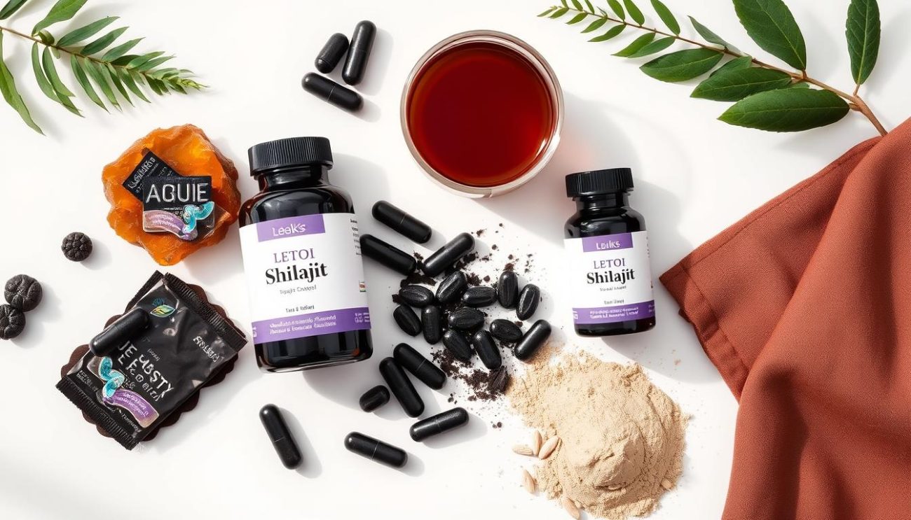 Different forms of Shilajit supplements for mental fog