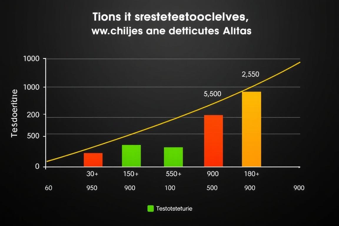 Graph showing increased testosterone levels after Shilajit supplementation - best test booster results