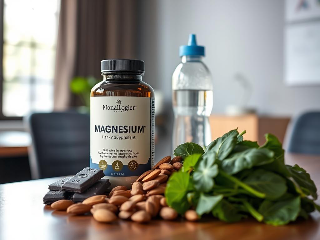 Magnesium supplements and magnesium-rich foods for anxiety management