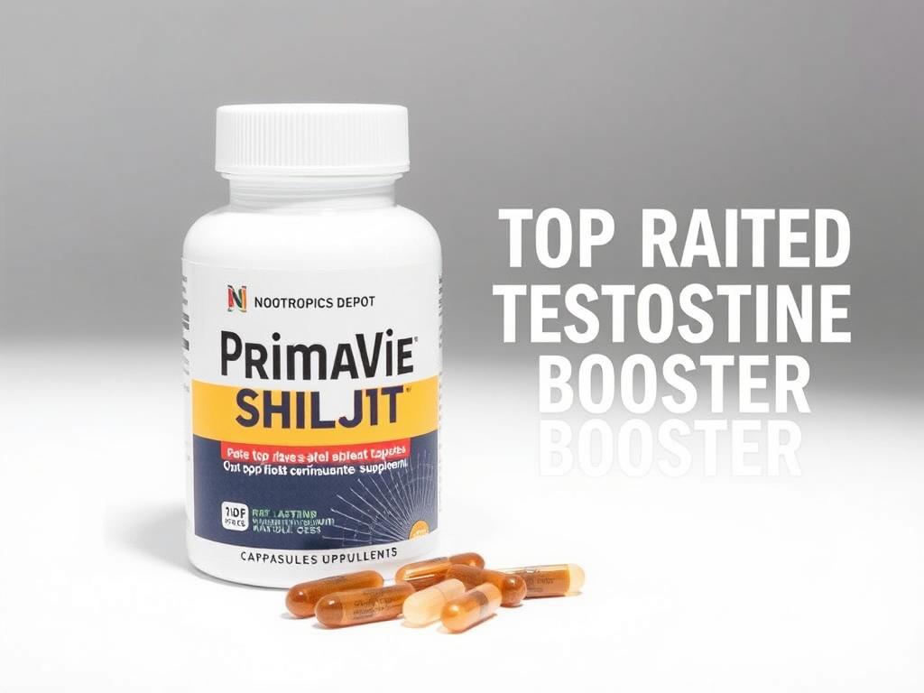 Nootropics Depot PrimaVie Shilajit capsules - best test booster product