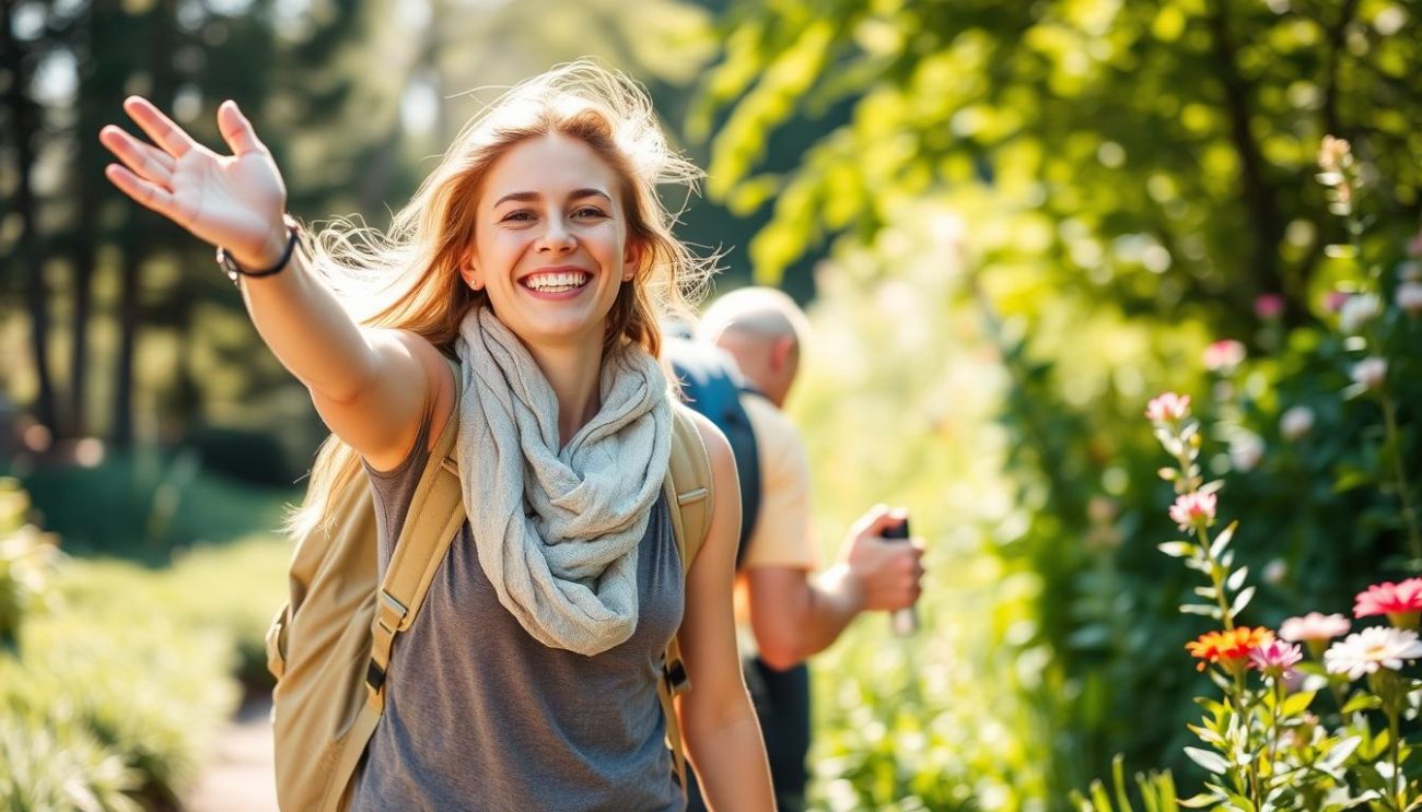 Person enjoying improved mood and vitality after using Shilajit as a holistic remedy for depression