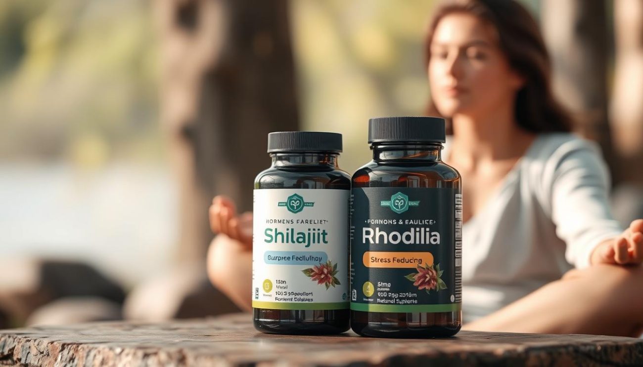 Stress management with Shilajit and Rhodiola for natural testosterone support