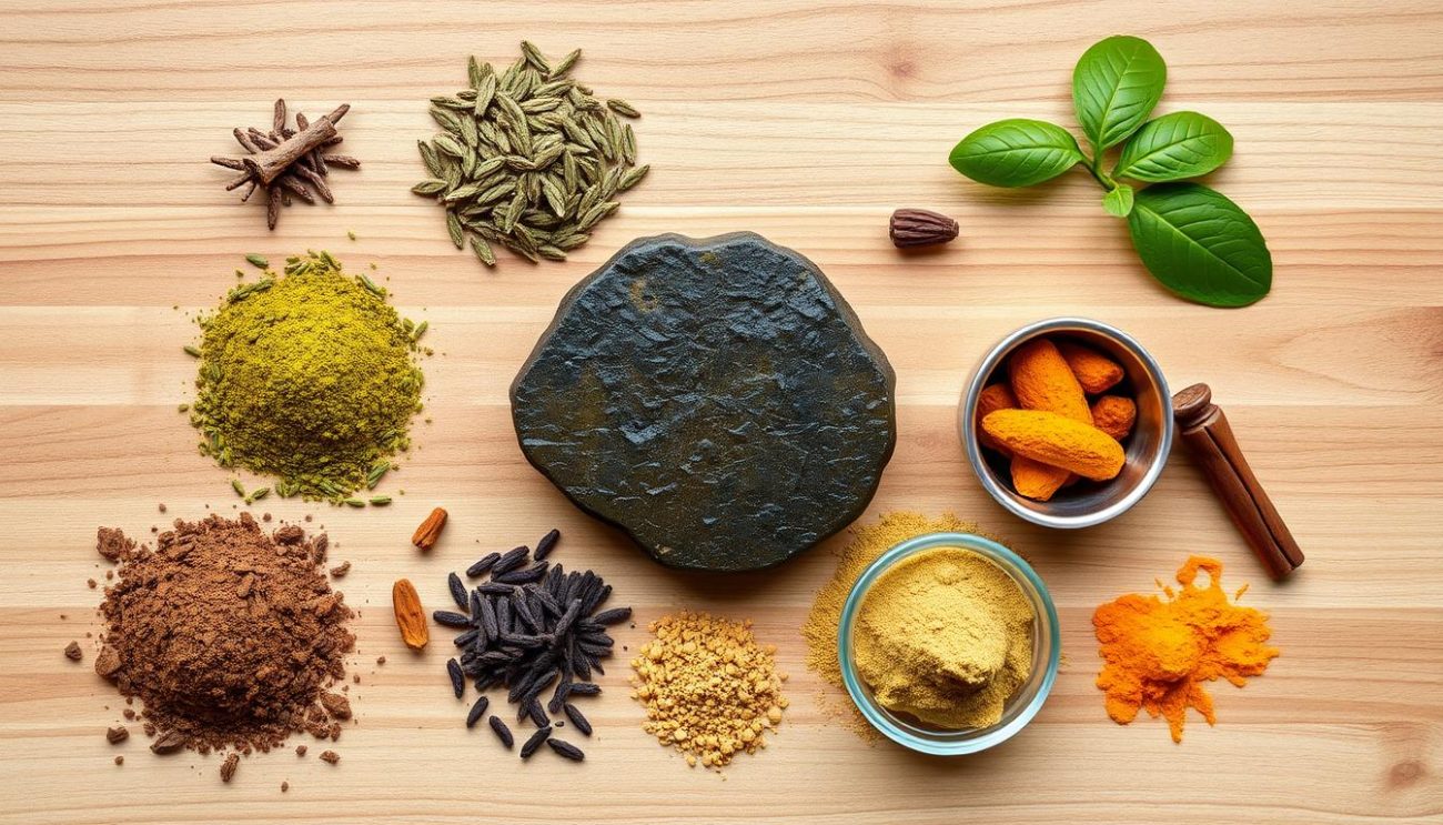 Various natural ingredients that pair well with natural pre workout Shilajit